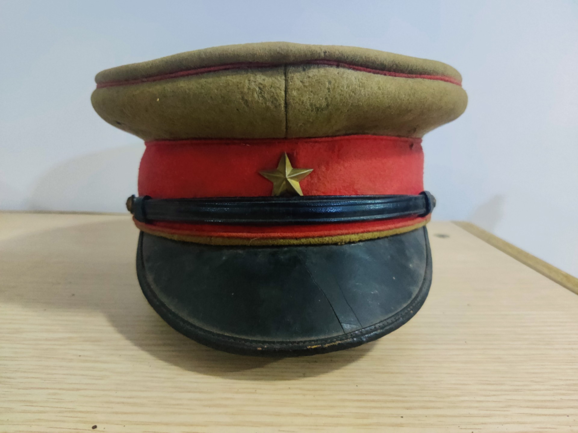 全场0元起拍 第六期 咸鱼国勋章制服拍卖专场 10月19日（周三）下午6：00开始 牢记历史勿忘国耻 原品日本陆军 四五式将校用大檐帽小码