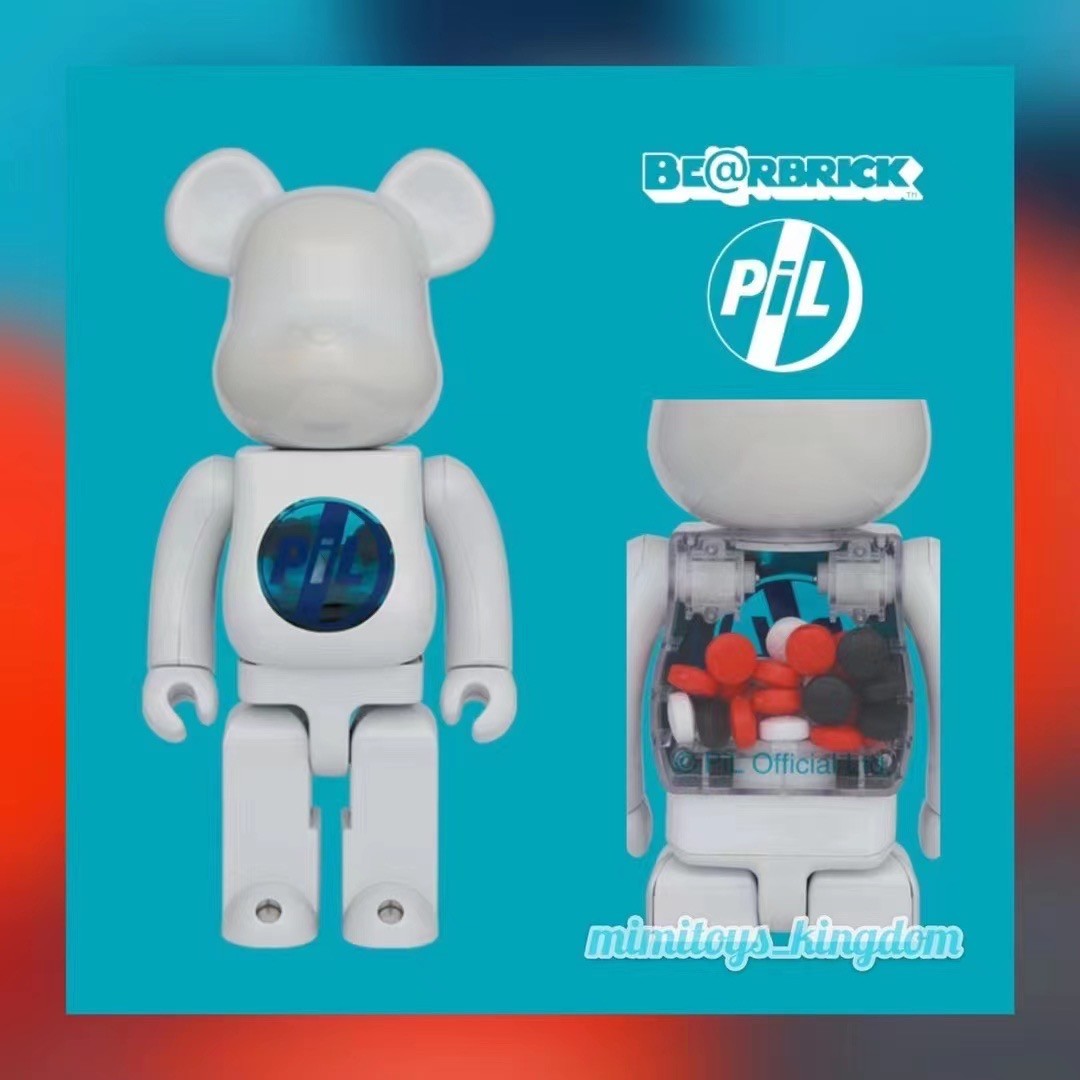 零元拍：B熊BE@RBRICK 1000% PiL CHROME Ver.BEARBRICK 1000% 白色电镀 