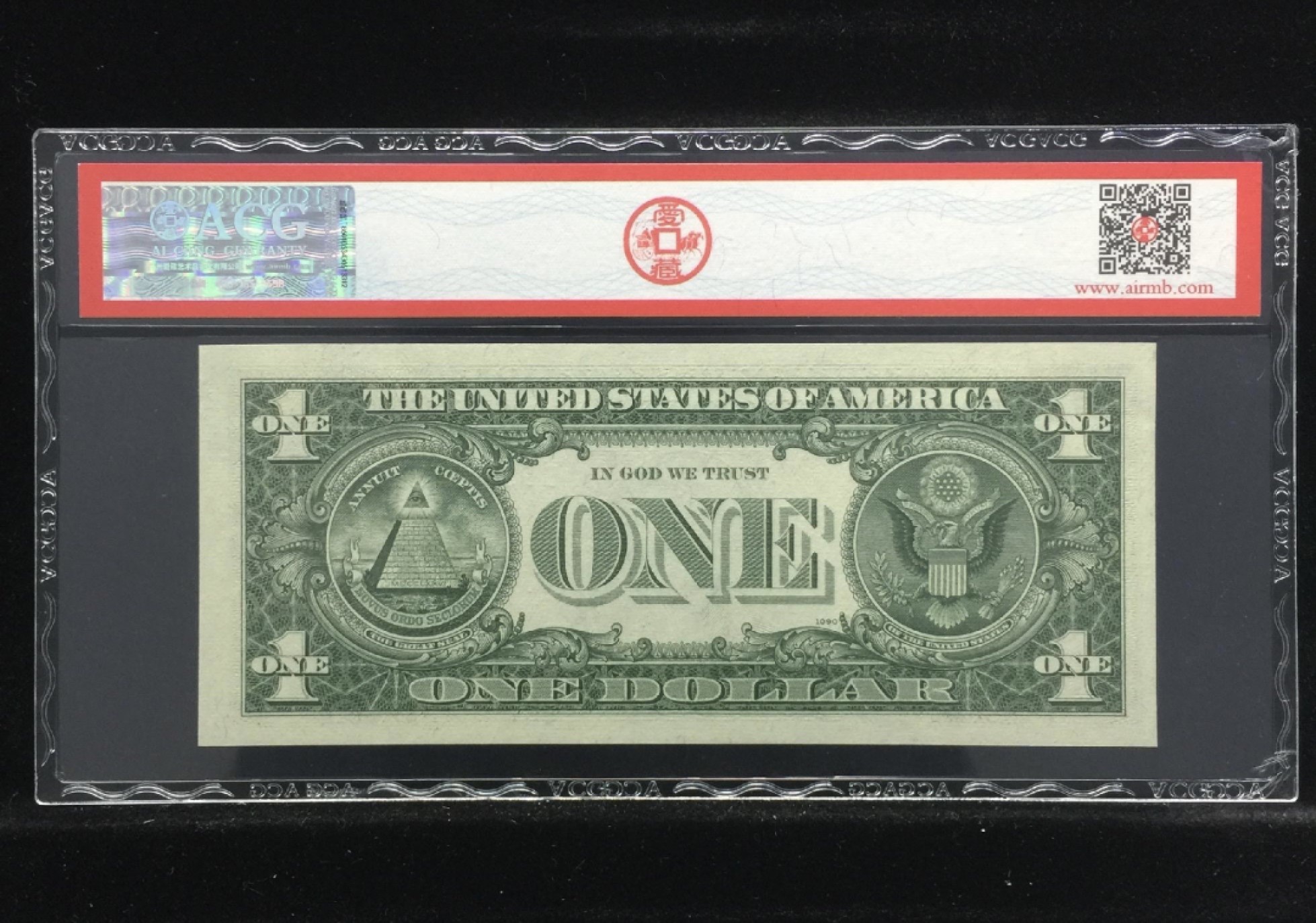 收藏联盟Quantum Auction 第199期拍卖  美国1963年联邦储备券1元 ACG66