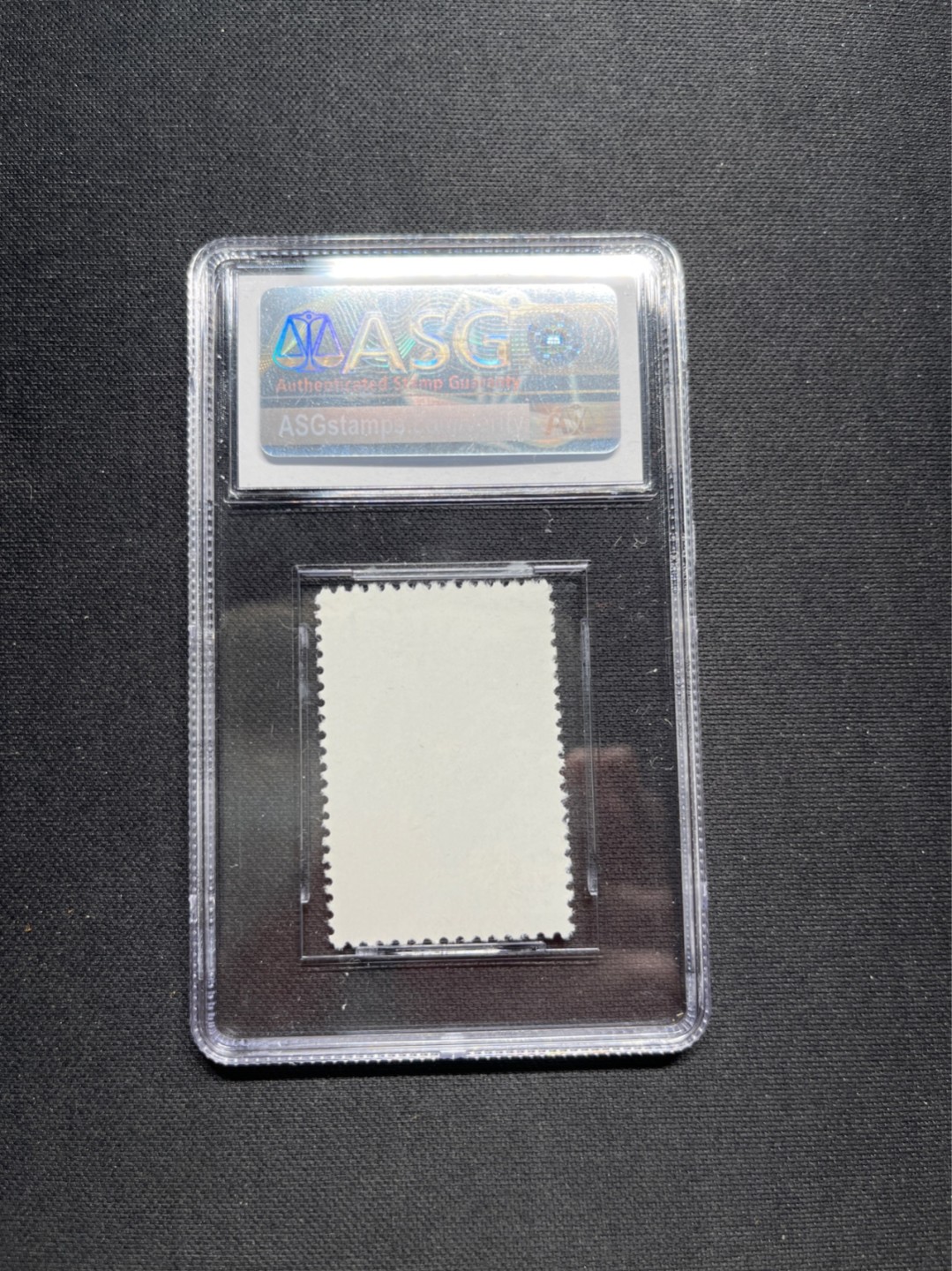 洪涛臻品 精选邮票限时拍卖第七十期 特56蝴蝶新 20-20ASG85分OP★小筋★六珍精品★版撕绝中绝送评，105最严格时期出分★高配版85分，超高性价比★一手货源，壳子完好无划痕，藏家首选★目前ASG评级处于初级阶段，市场前景巨大，注意趁早下手囤精品货，未来一定有意想不到的收获★