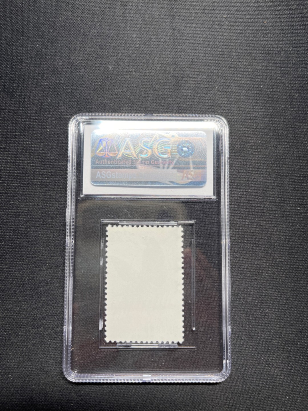 洪涛臻品 精选邮票限时拍卖第七十期 特56蝴蝶新 20-18ASG85分OP★六珍精品★版撕绝中绝送评，105最严格时期出分★高配版85分，超高性价比★一手货源，壳子完好无划痕，藏家首选★目前ASG评级处于初级阶段，市场前景巨大，注意趁早下手囤精品货，未来一定有意想不到的收获★