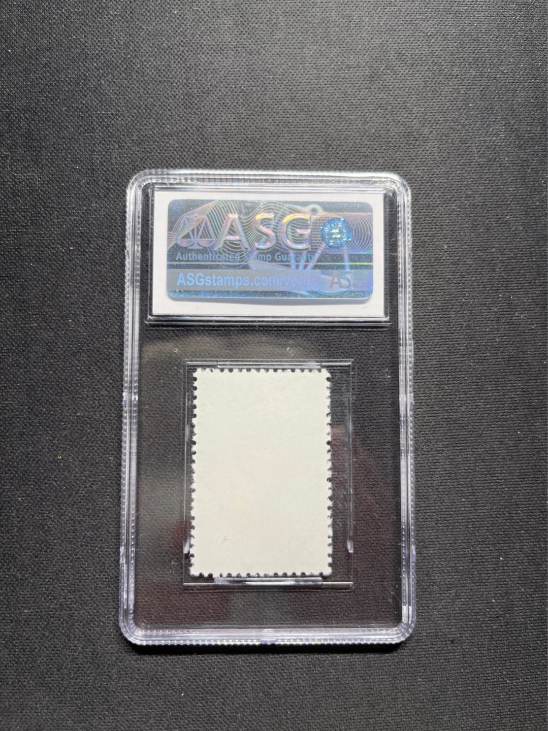 洪涛臻品 精选邮票限时拍卖第七十期 特56蝴蝶新 20-19ASG85分OP★六珍精品★版撕绝中绝送评，105最严格时期出分★高配版85分，超高性价比★一手货源，壳子完好无划痕，藏家首选★目前ASG评级处于初级阶段，市场前景巨大，注意趁早下手囤精品货，未来一定有意想不到的收获★