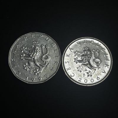 外国硬币0元起拍（8） - 捷克1，2克朗