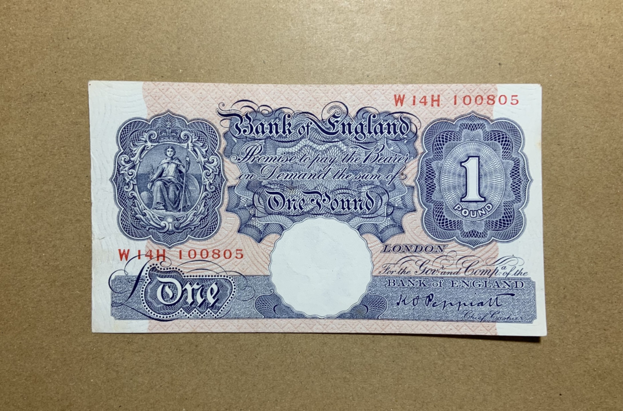 收藏联盟Quantum Auction 第199期拍卖  英国1940-48年1镑 品相UNC-