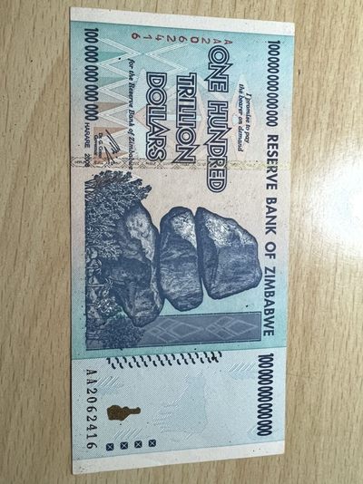 Banknote mall 第五期 - 全新UNC津巴布韦100万亿大热品种！