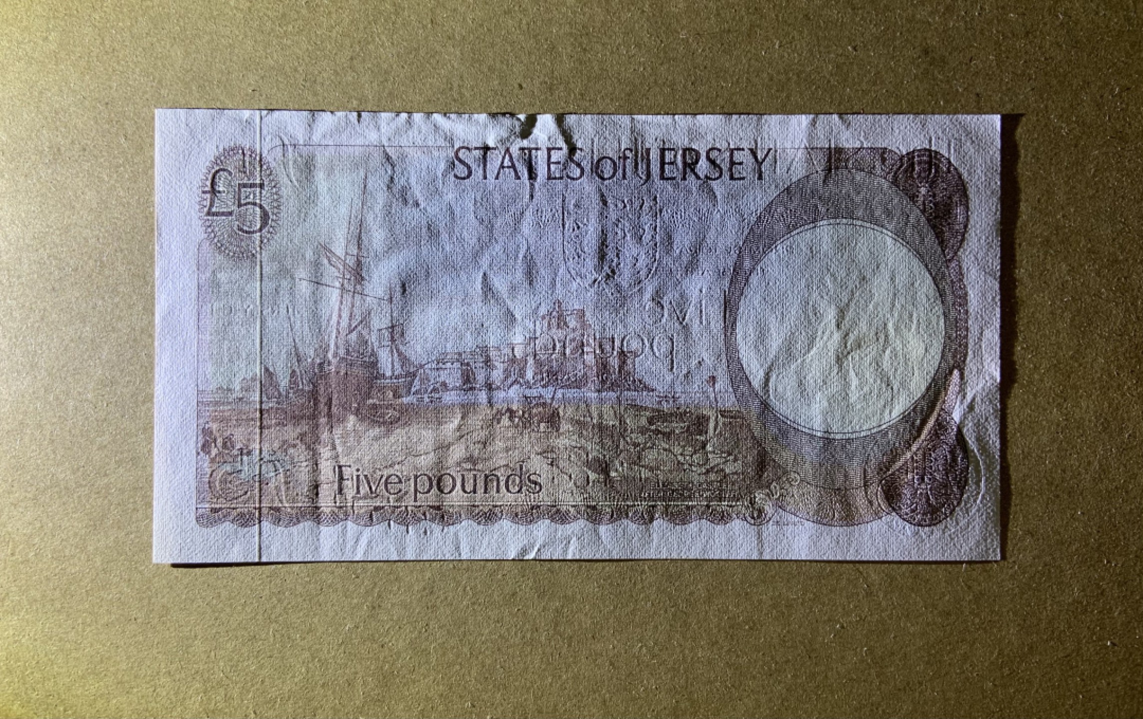 收藏联盟Quantum Auction 第199期拍卖  泽西岛1976-88年5镑 品相AU 