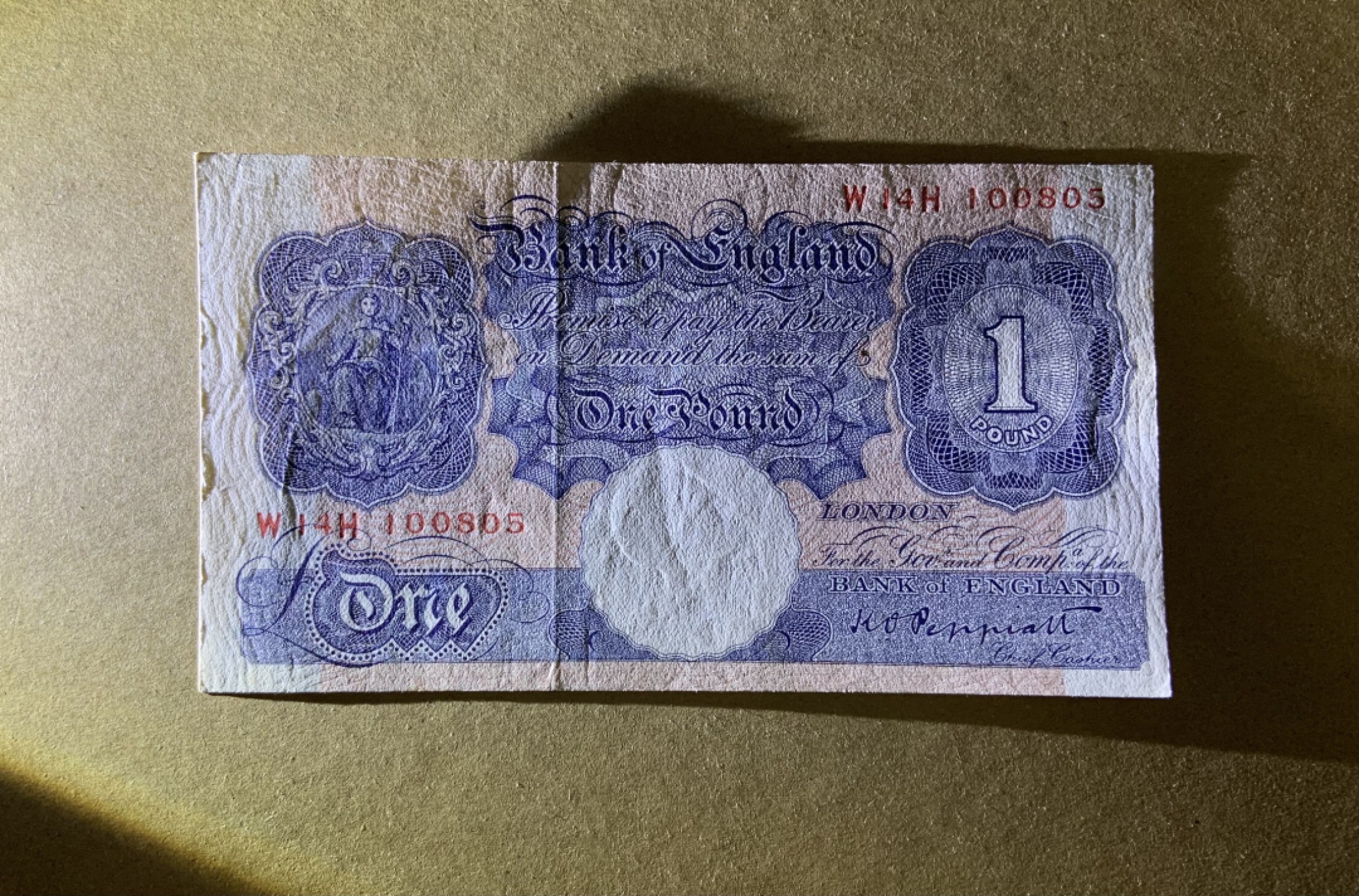 收藏联盟Quantum Auction 第199期拍卖  英国1940-48年1镑 品相UNC-