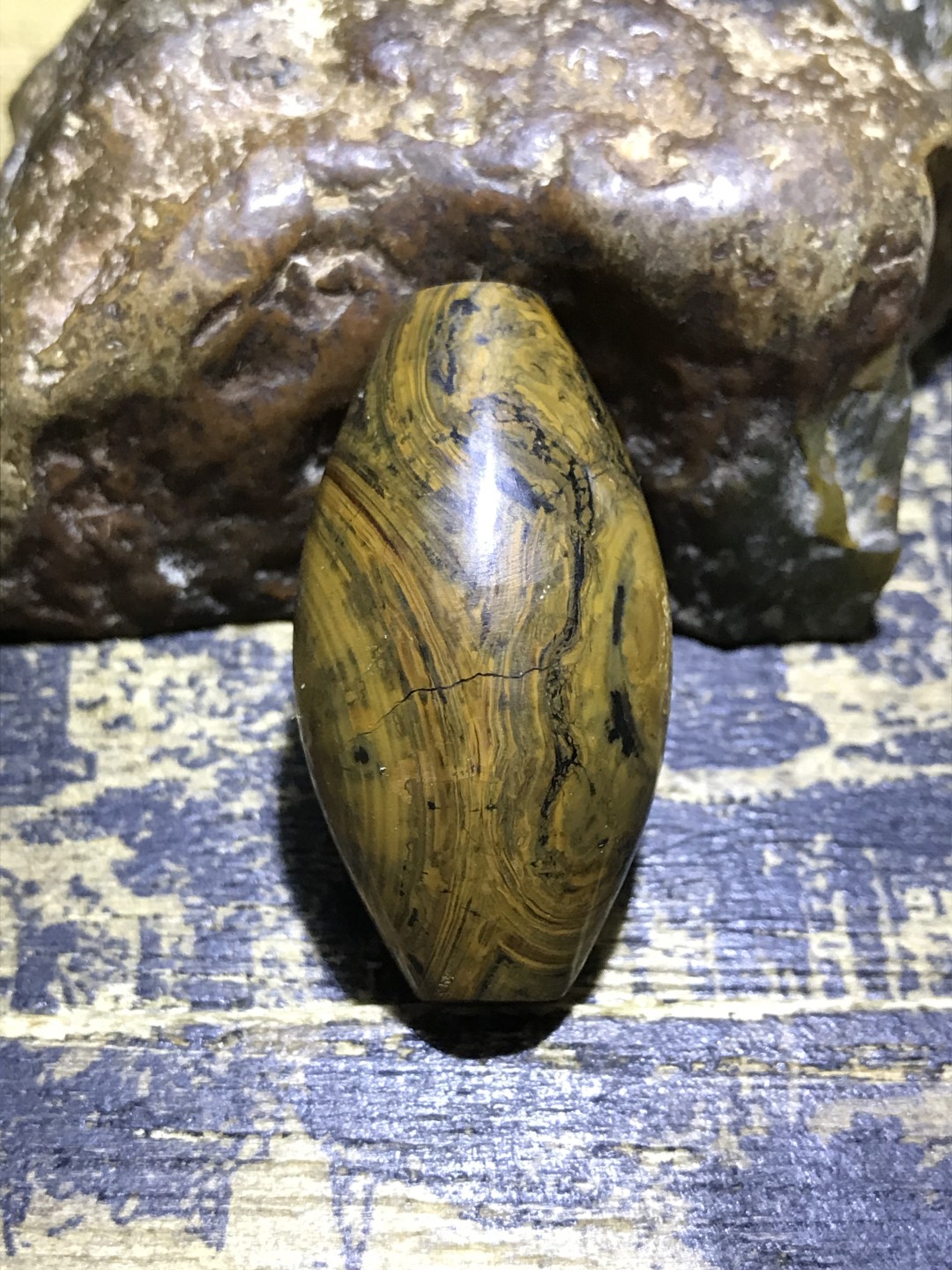 精美天然罕见九眼页岩天眼天珠一颗