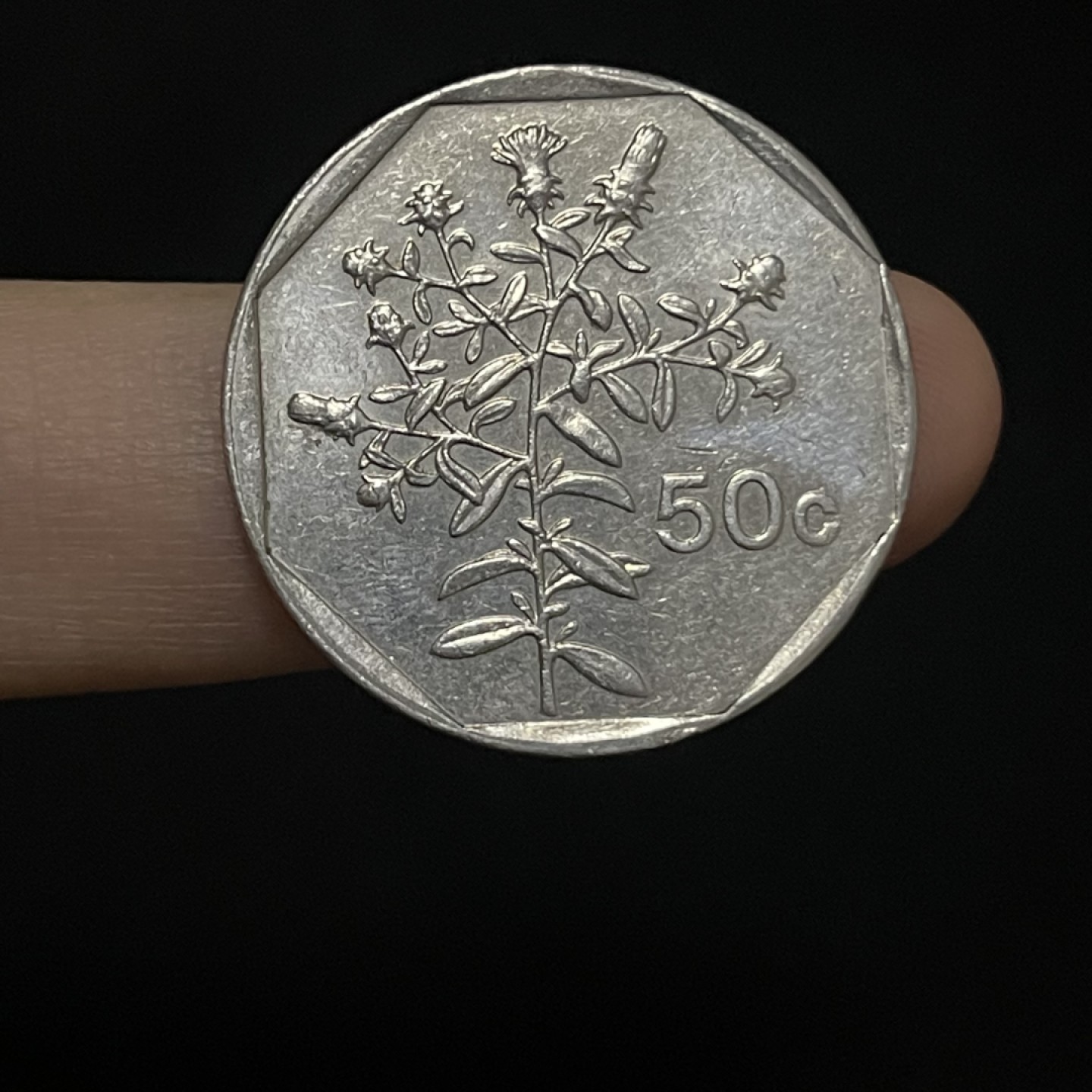 外国硬币0元起拍（9） 马耳他1991年50分 