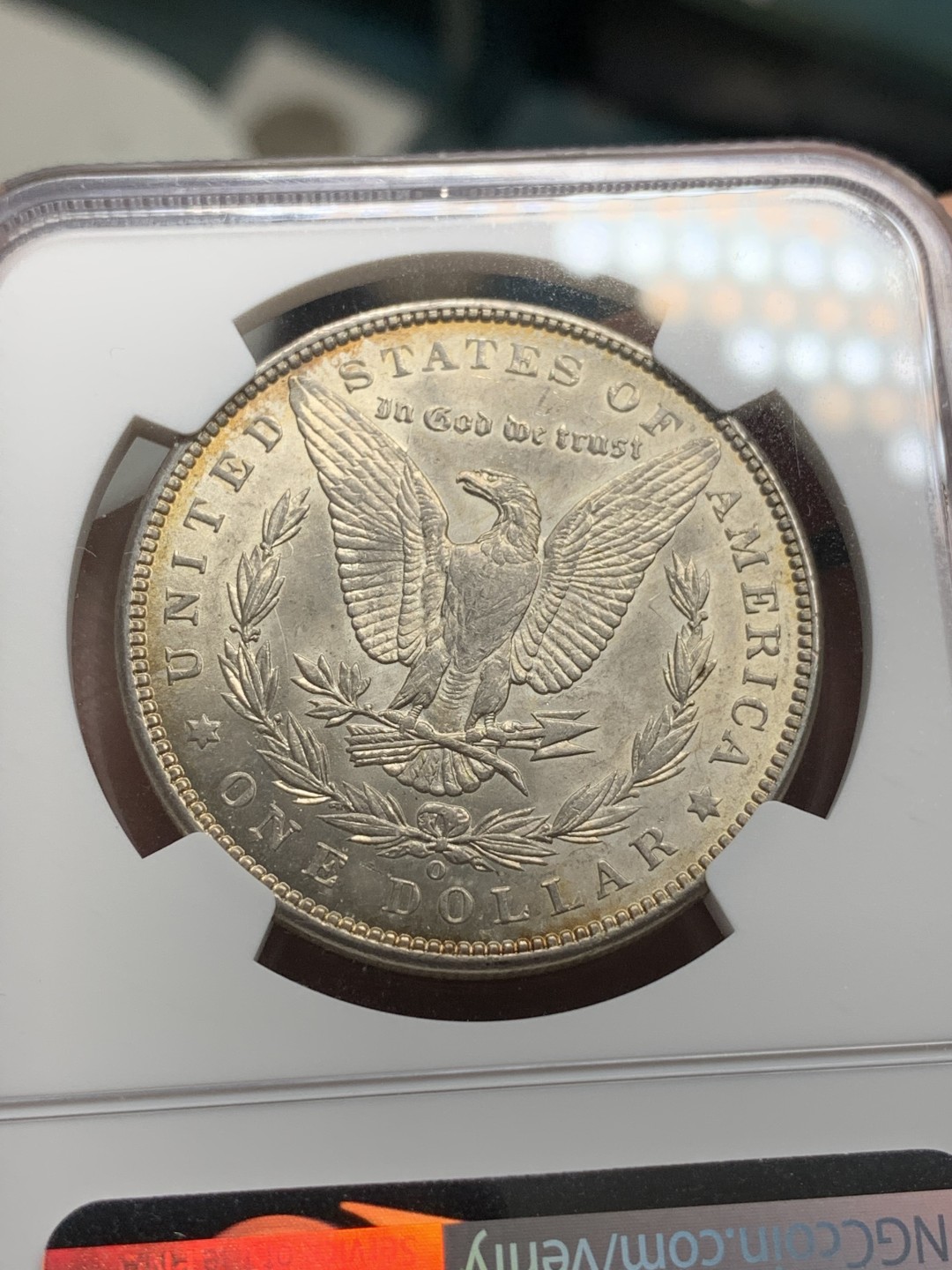 《竞宝斋》第107场-周日，周一 2场连拍（全场包邮） NGC-MS63 美国 1900年 摩根大银币 原光好品 非常漂亮