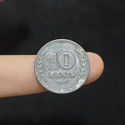 外国硬币0元起拍（9） - 荷兰早期10分锌币