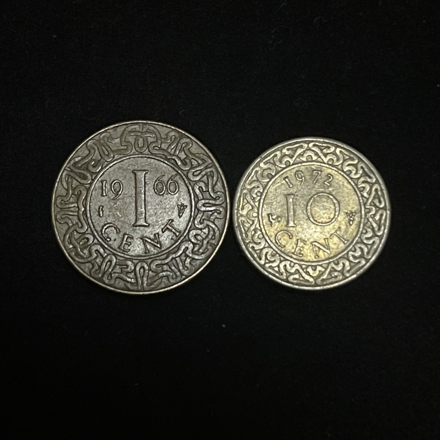 外国硬币0元起拍（9） 苏里南硬币1分10分