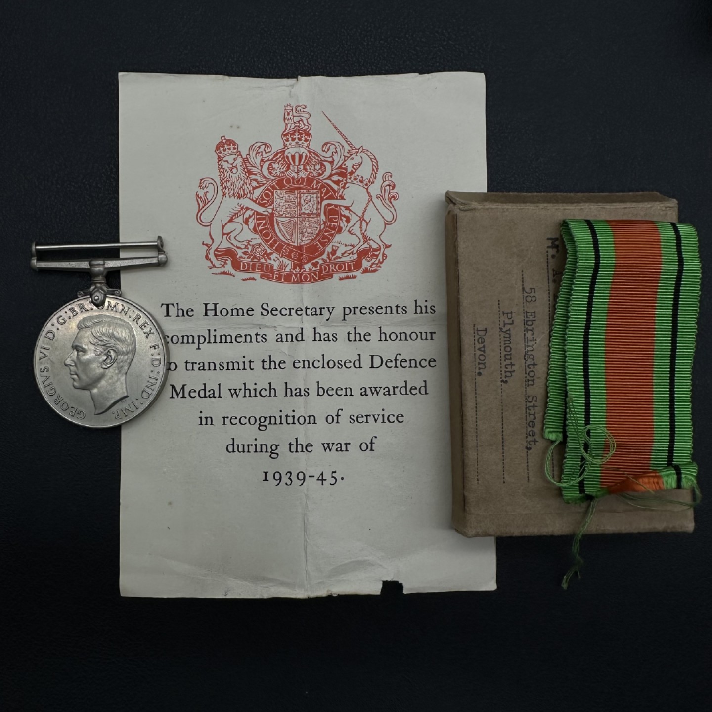 勋章奖章交易所10月22日拍卖 大英帝国本土防卫奖章