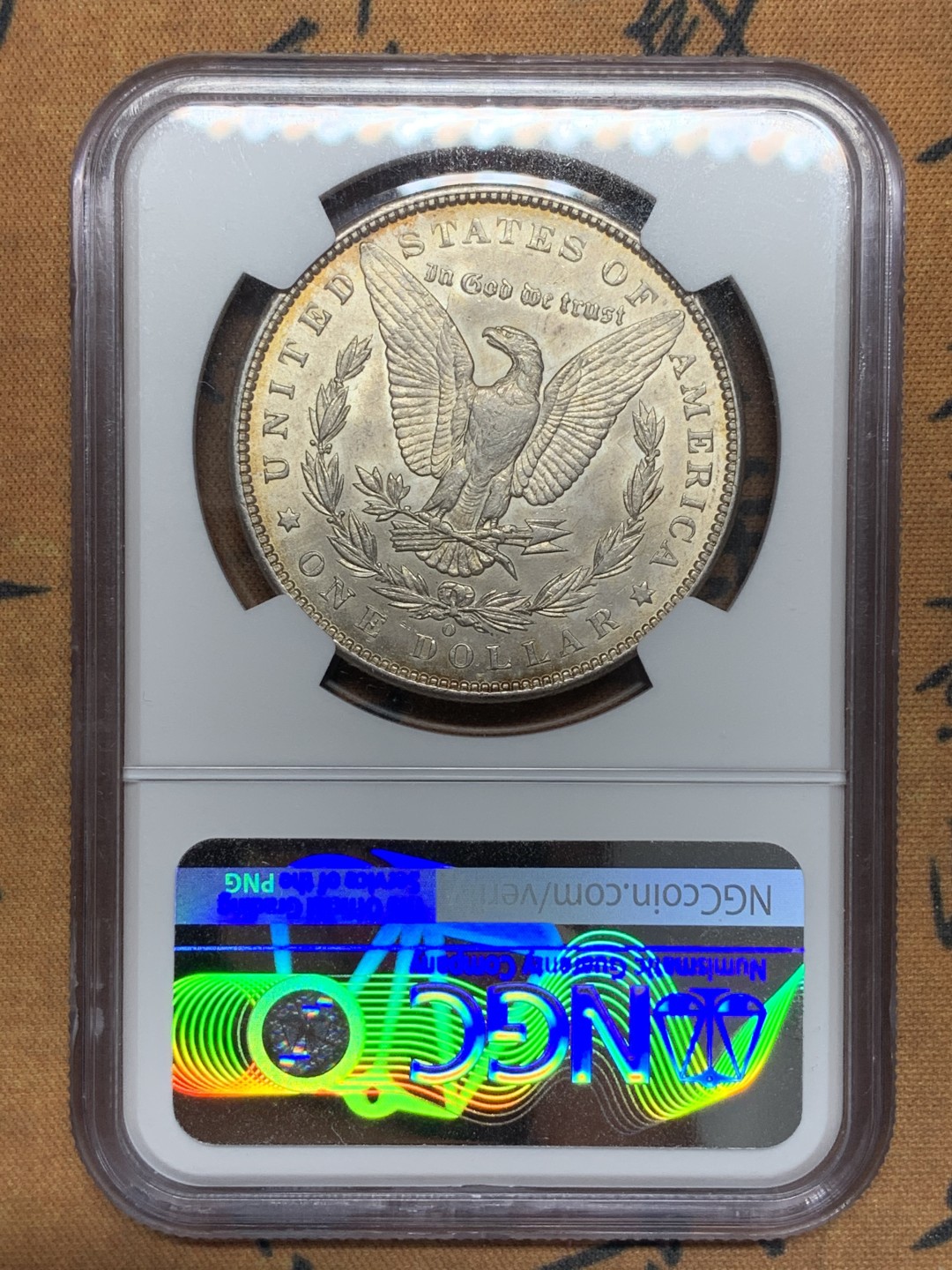 《竞宝斋》第107场-周日，周一 2场连拍（全场包邮） NGC-MS63 美国 1900年 摩根大银币 原光好品 非常漂亮