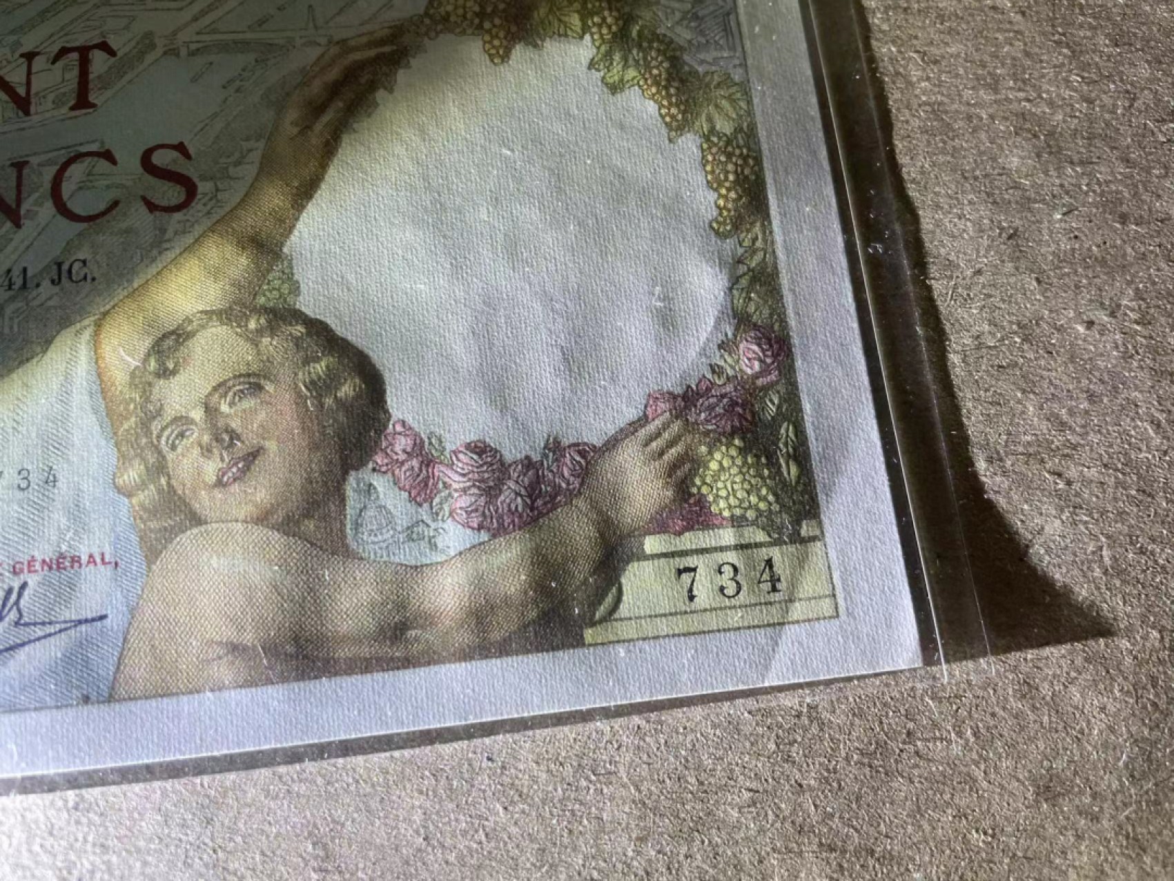 【Blue Auction】✨世界纸币精拍第237期  【一组2张】法国 1941年100法郎 UNC-角折&黎巴嫩50000里弗 全新UNC