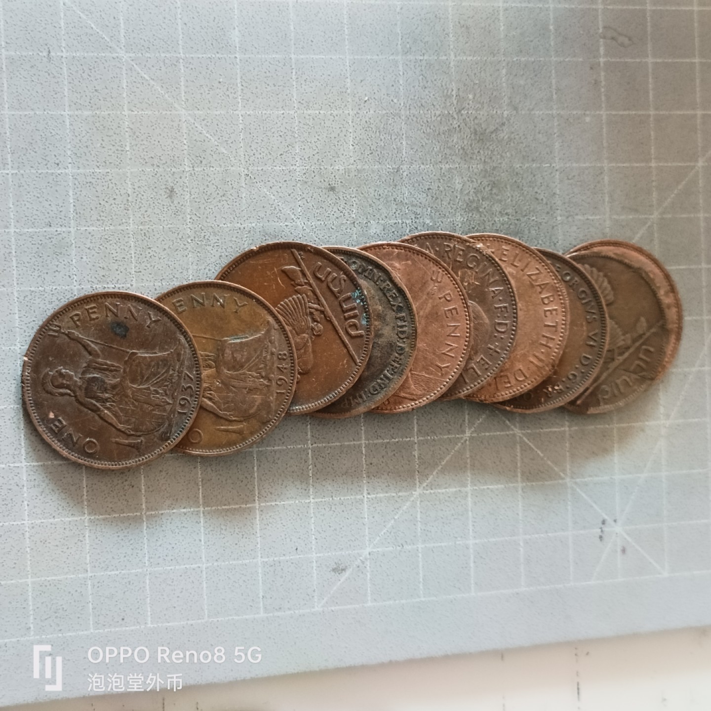 泡泡堂微拍第六幕，零佣金，零押金，满二十元包邮 品差英国大便士十个