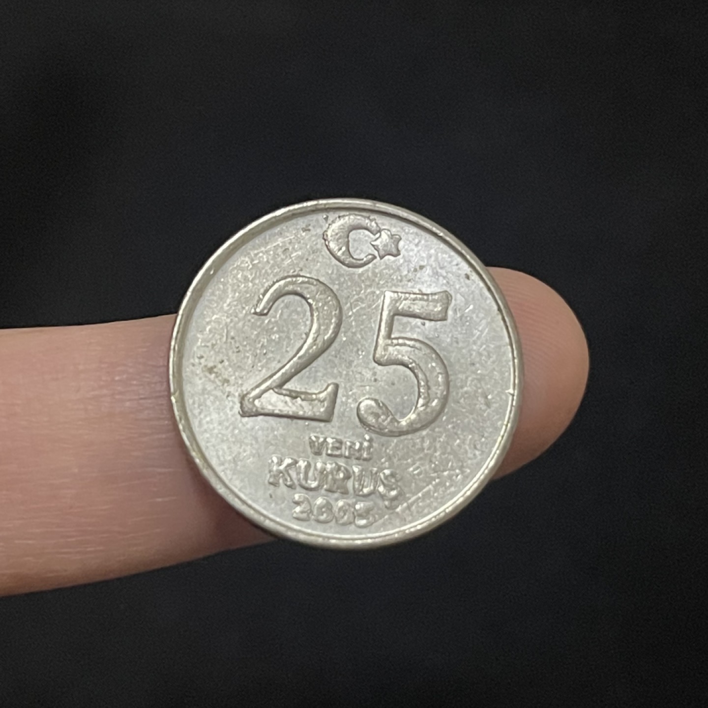 外国硬币0元起拍（10） 土耳其25新库鲁