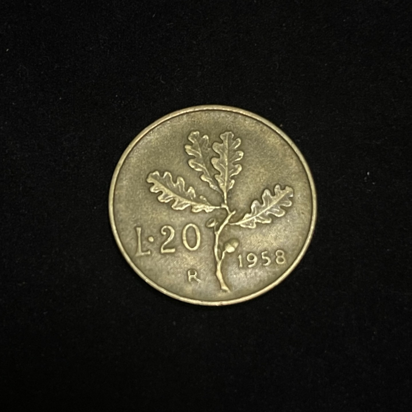 外国硬币0元起拍（10） 1958意大利20里拉