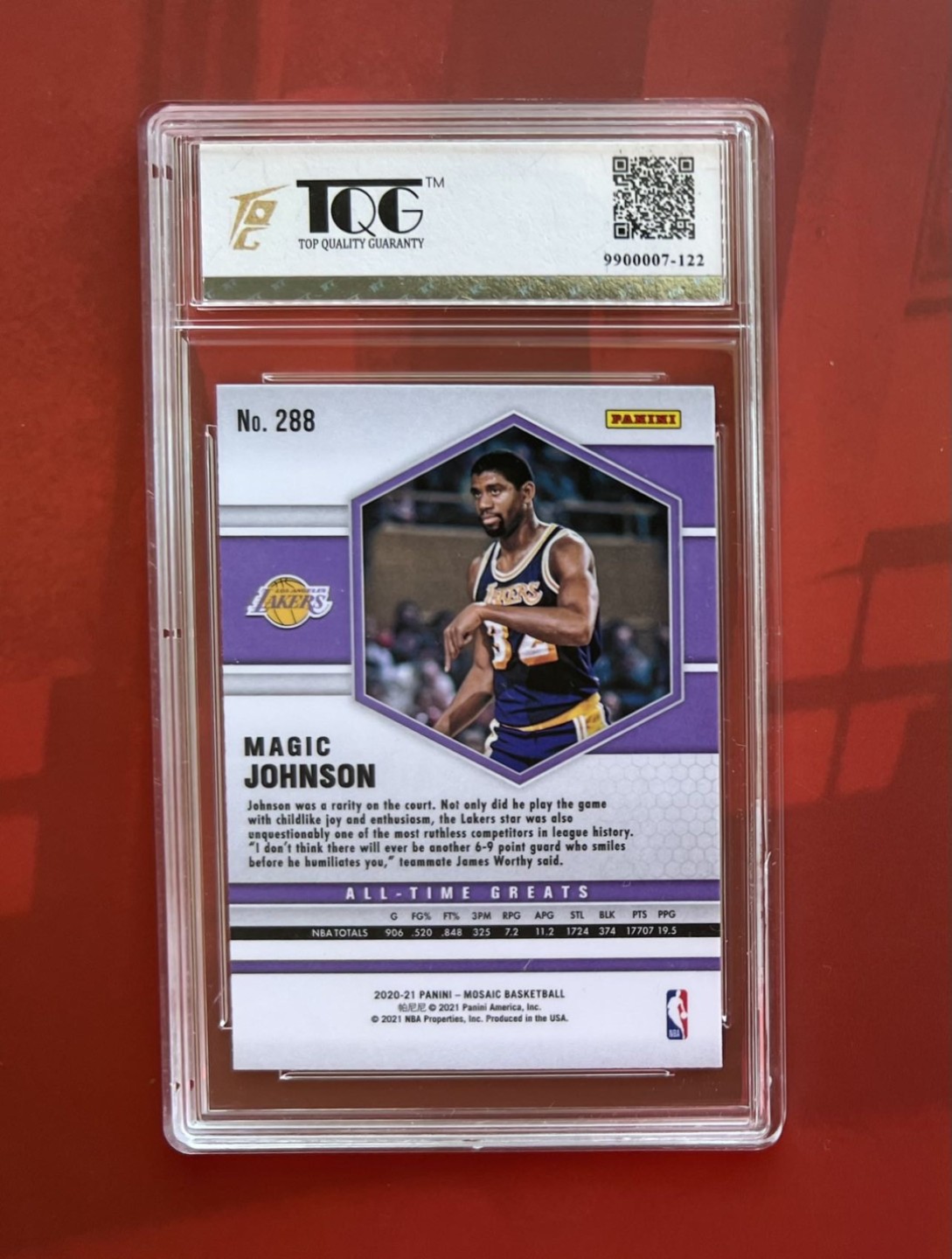 【稀奇送评】【TQG星卡评级】福利限时拍专场【2】 魔术师约翰逊