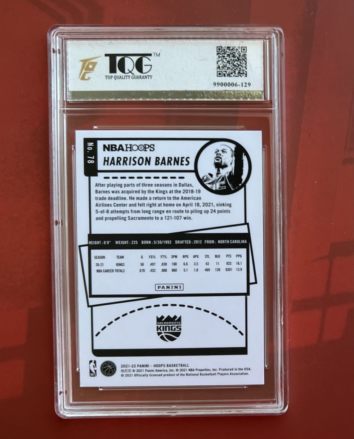 【稀奇送评】【TQG星卡评级】福利限时拍专场【2】 巴恩斯