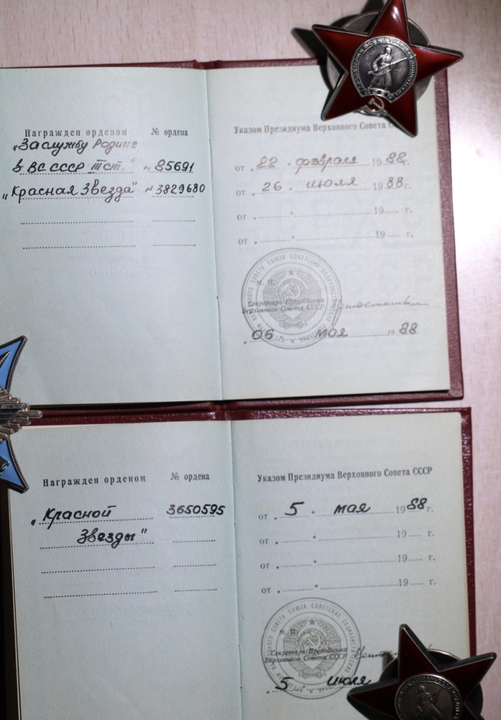 大猫徽章拍卖第205期 三武红星套章 档案齐全