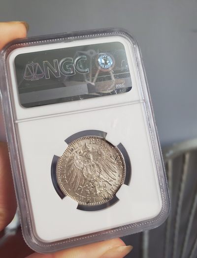 德国巴登金婚纪念银币
