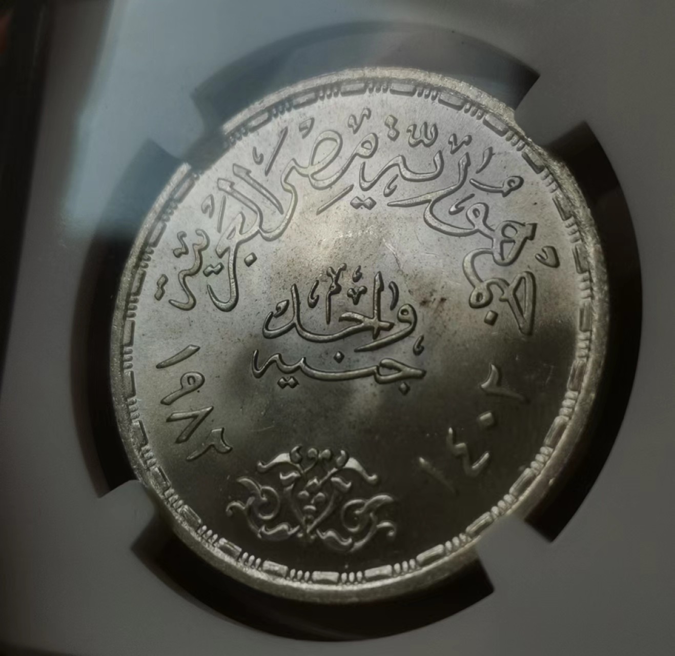 瓶子🏺第62期拍卖会 埃及1982年银币