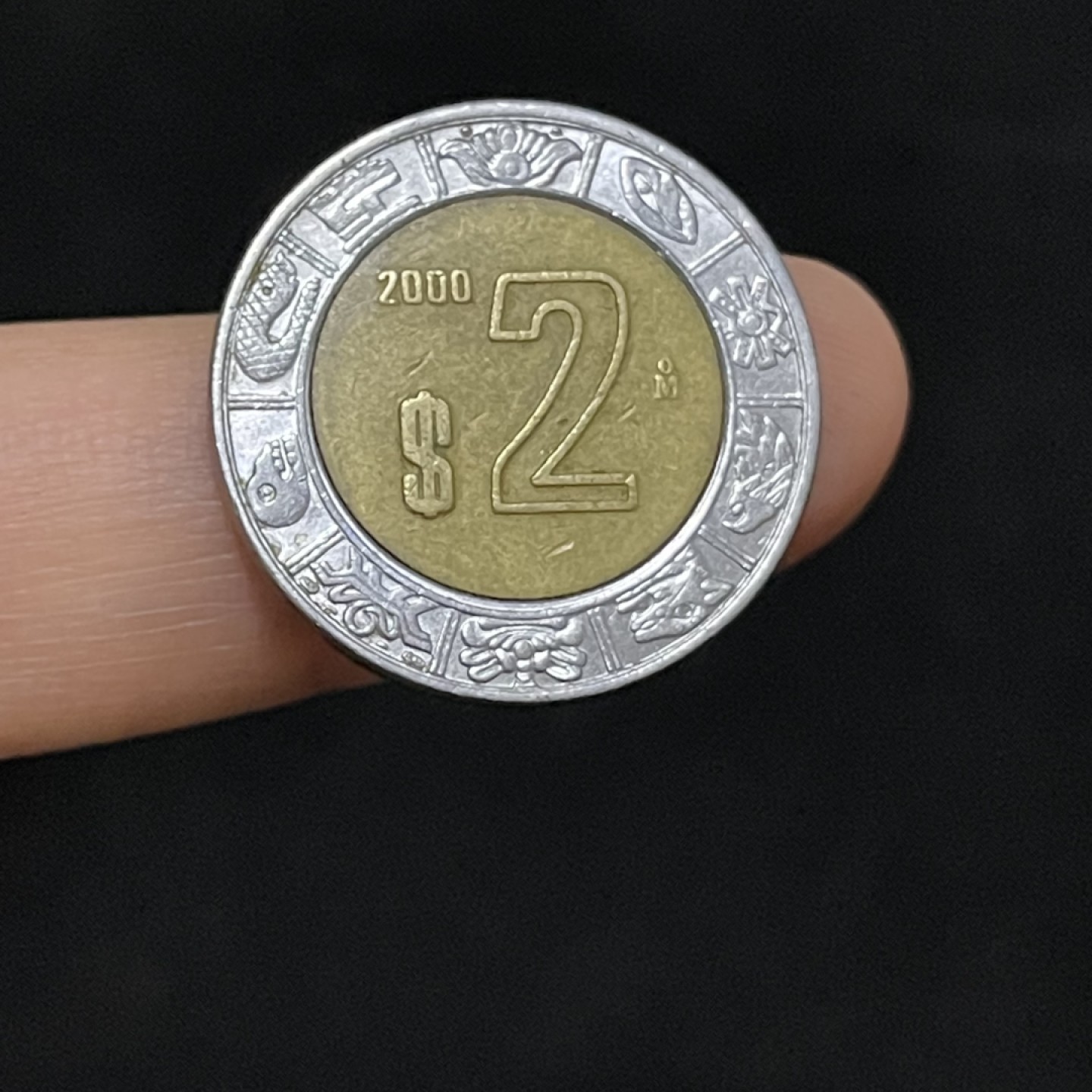 外国硬币0元起拍（12） 墨西哥2比索