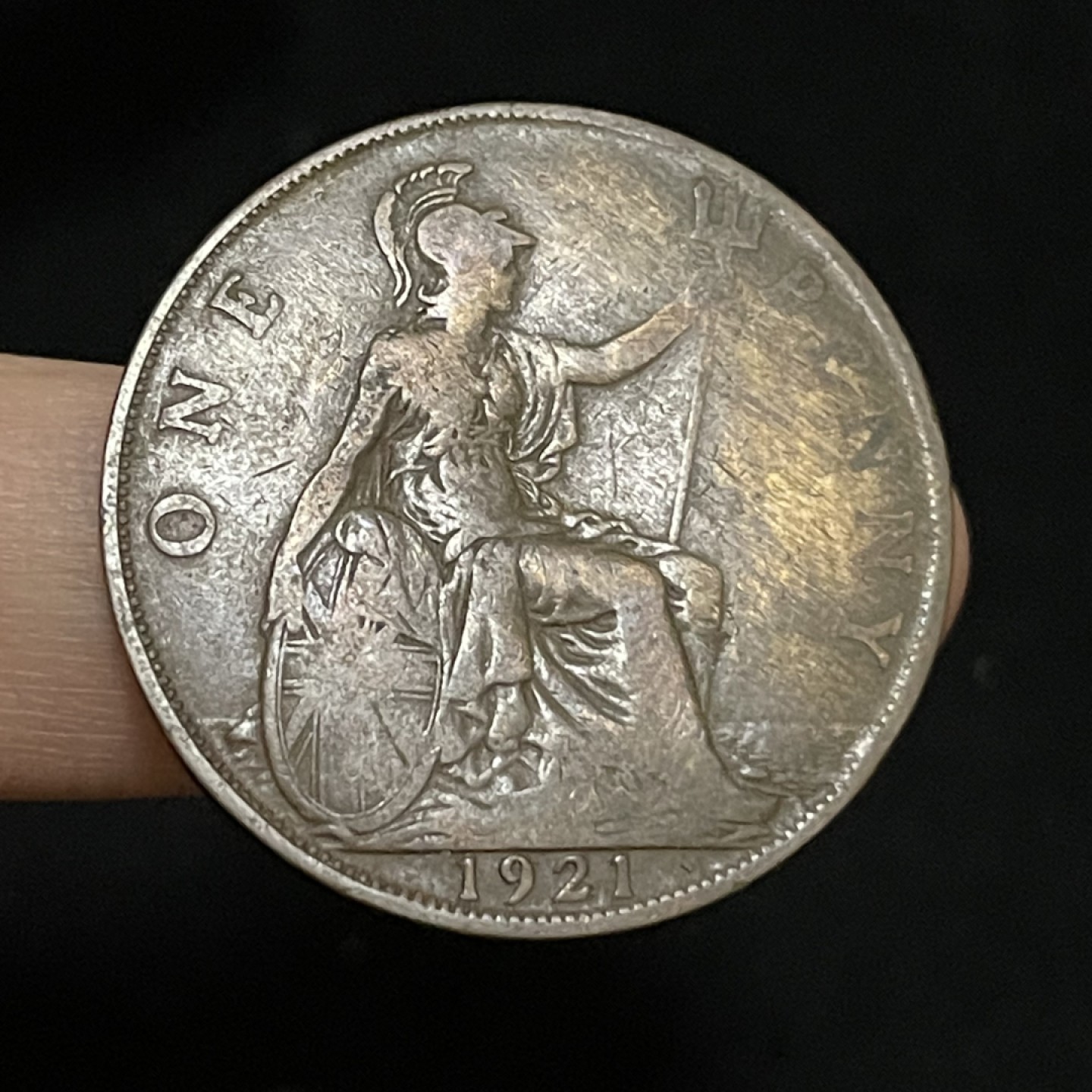 外国硬币0元起拍（12） 1921乔治五世一便士