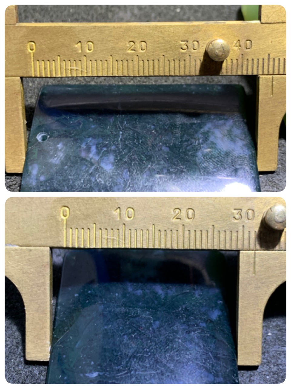 精美绿水草玛瑙牌子一块，