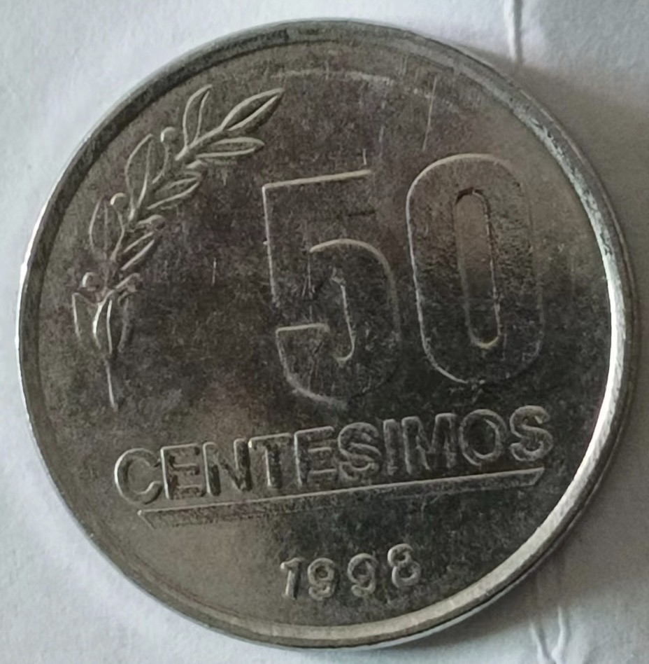 泡泡堂第124期  世界硬币专场（无押金，无佣金，捡漏，全场20包邮，偏远地区除外） 乌拉圭五十分