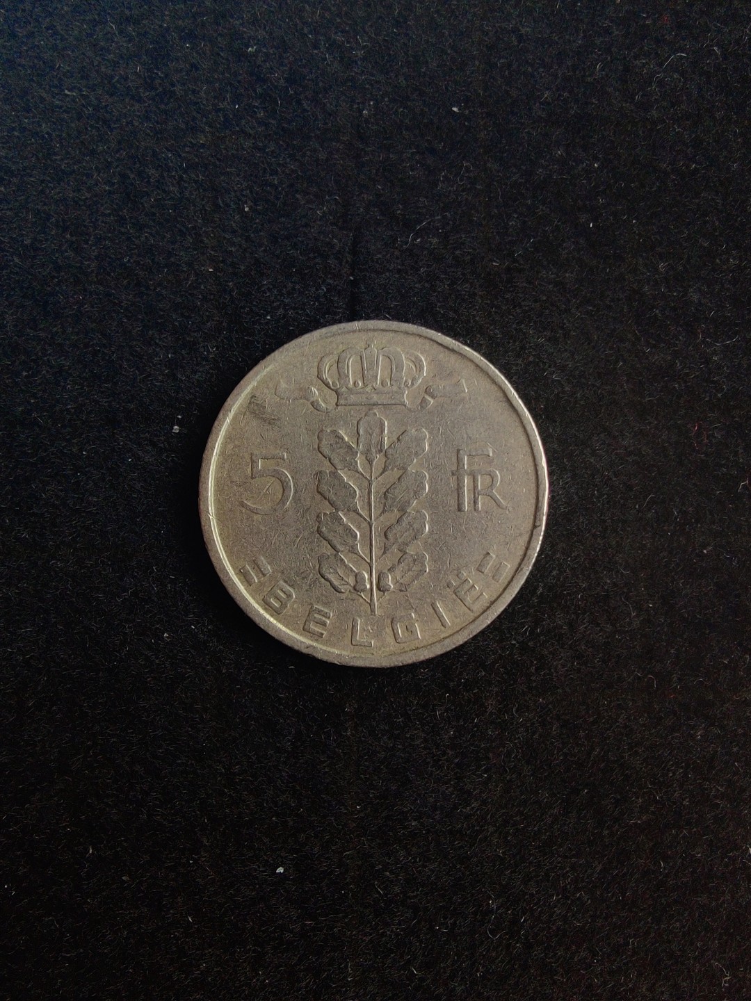 ♥一只鱼（世界钱币第六期） 比利时5法郎