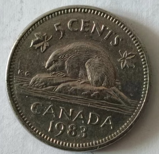 泡泡堂第124期  世界硬币专场（无押金，无佣金，捡漏，全场20包邮，偏远地区除外） 加拿大1983年5分
