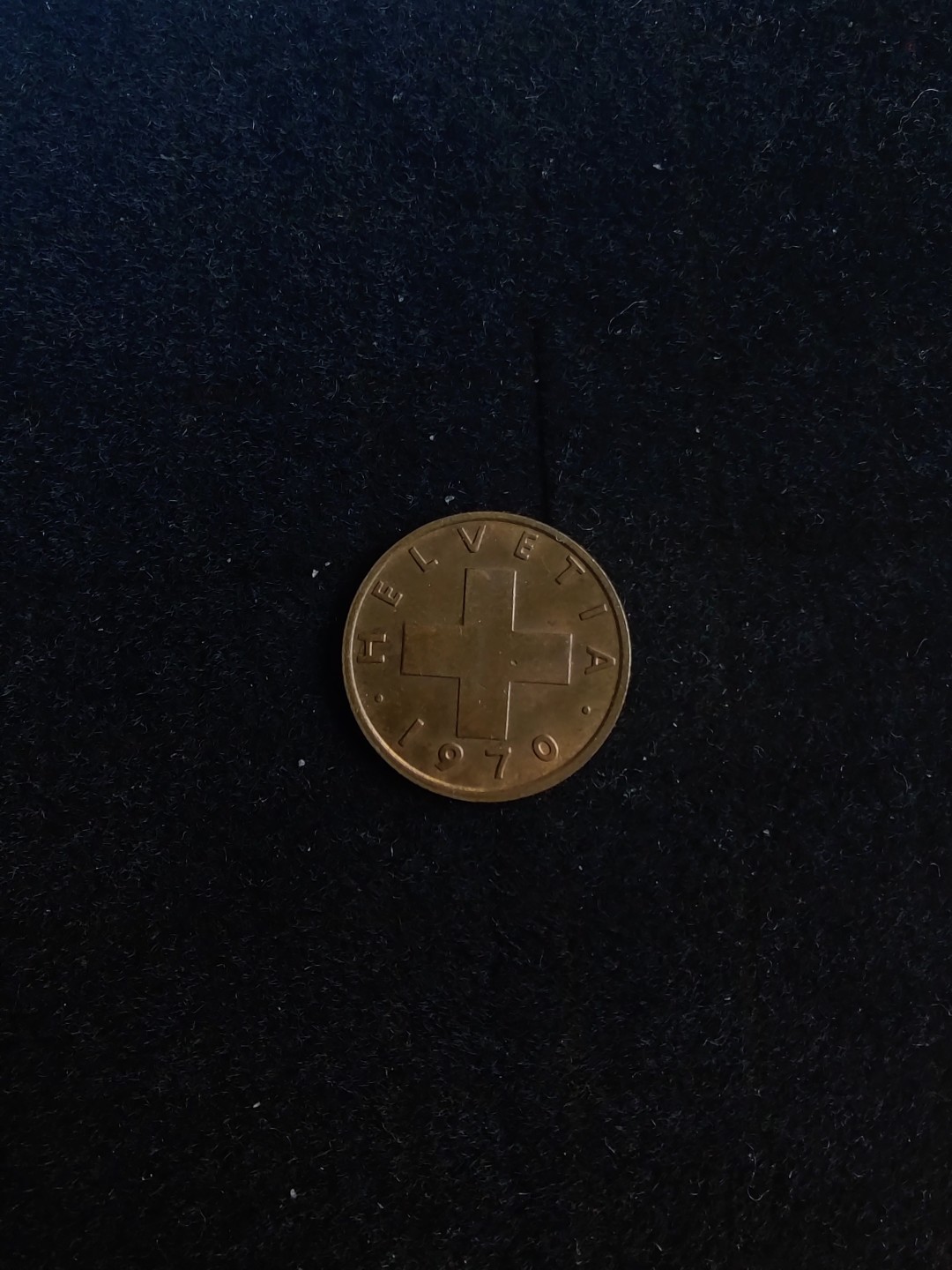 ♥一只鱼（世界钱币第六期） 瑞士1生丁