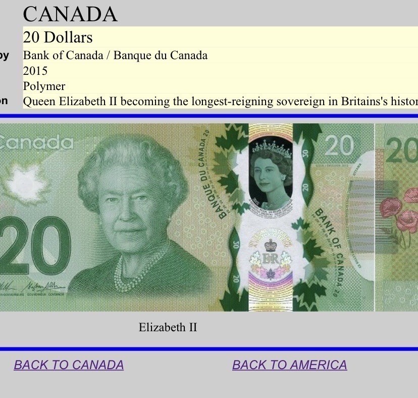 收藏联盟Quantum Auction 第200期拍卖  加拿大2015年20元纪念钞三连号 品相全新UNC 纪念女王为在位时间最长的君主