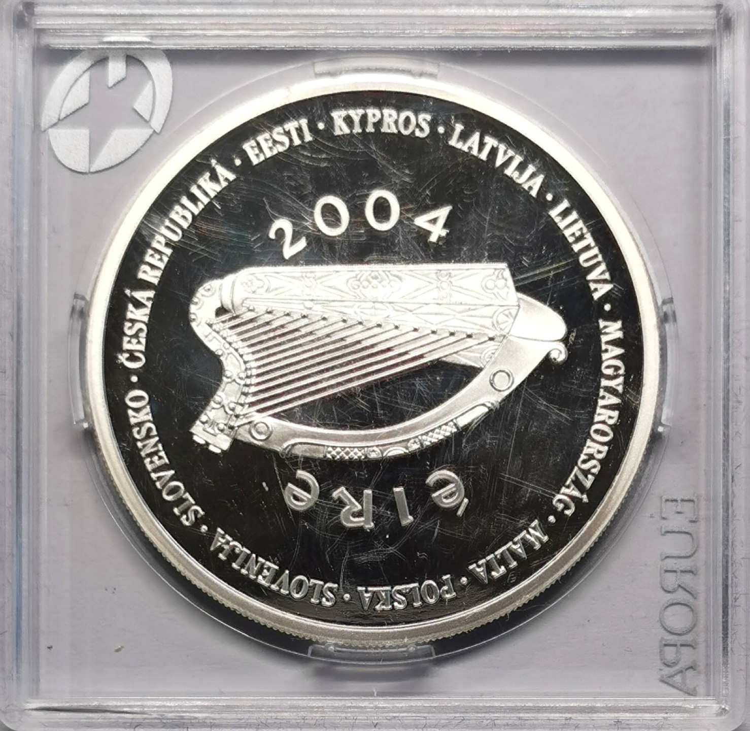 凡希社世界钱币微拍第二百十六期 2004爱尔兰10欧罗银币精铸