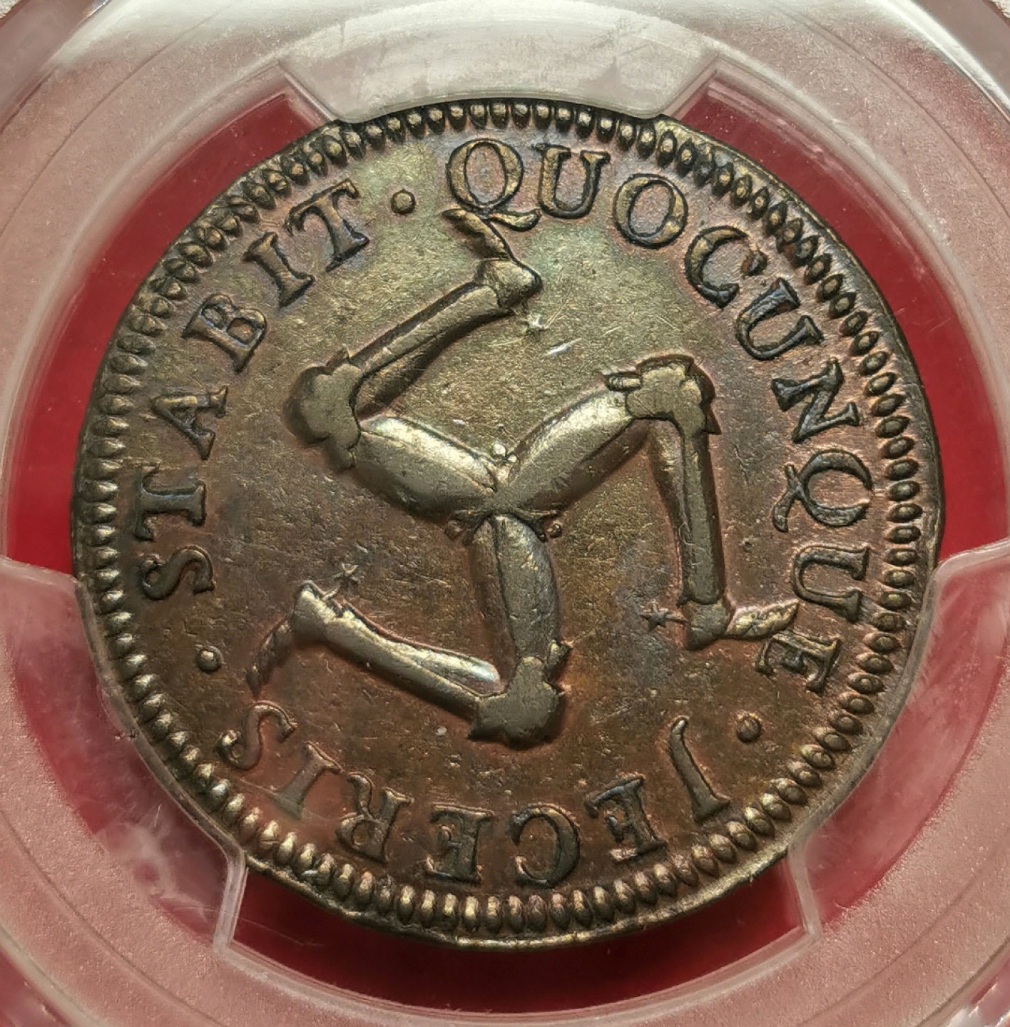 凡希社世界钱币微拍第二百十六期 1758马恩岛1/2便士PCGS-AU55罕见！