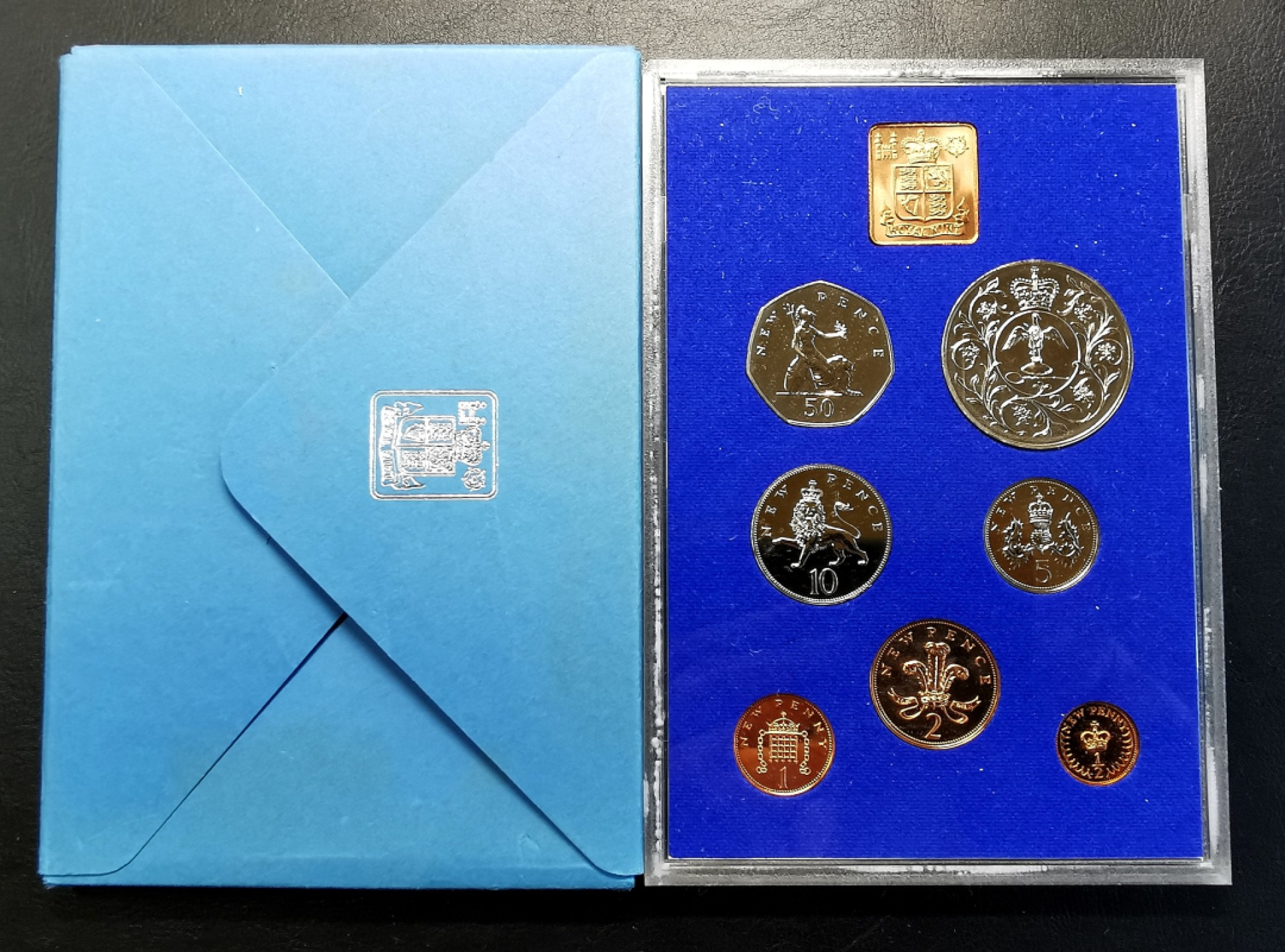 凡希社世界钱币微拍第二百十六期 1977英国精铸PS原厂包装