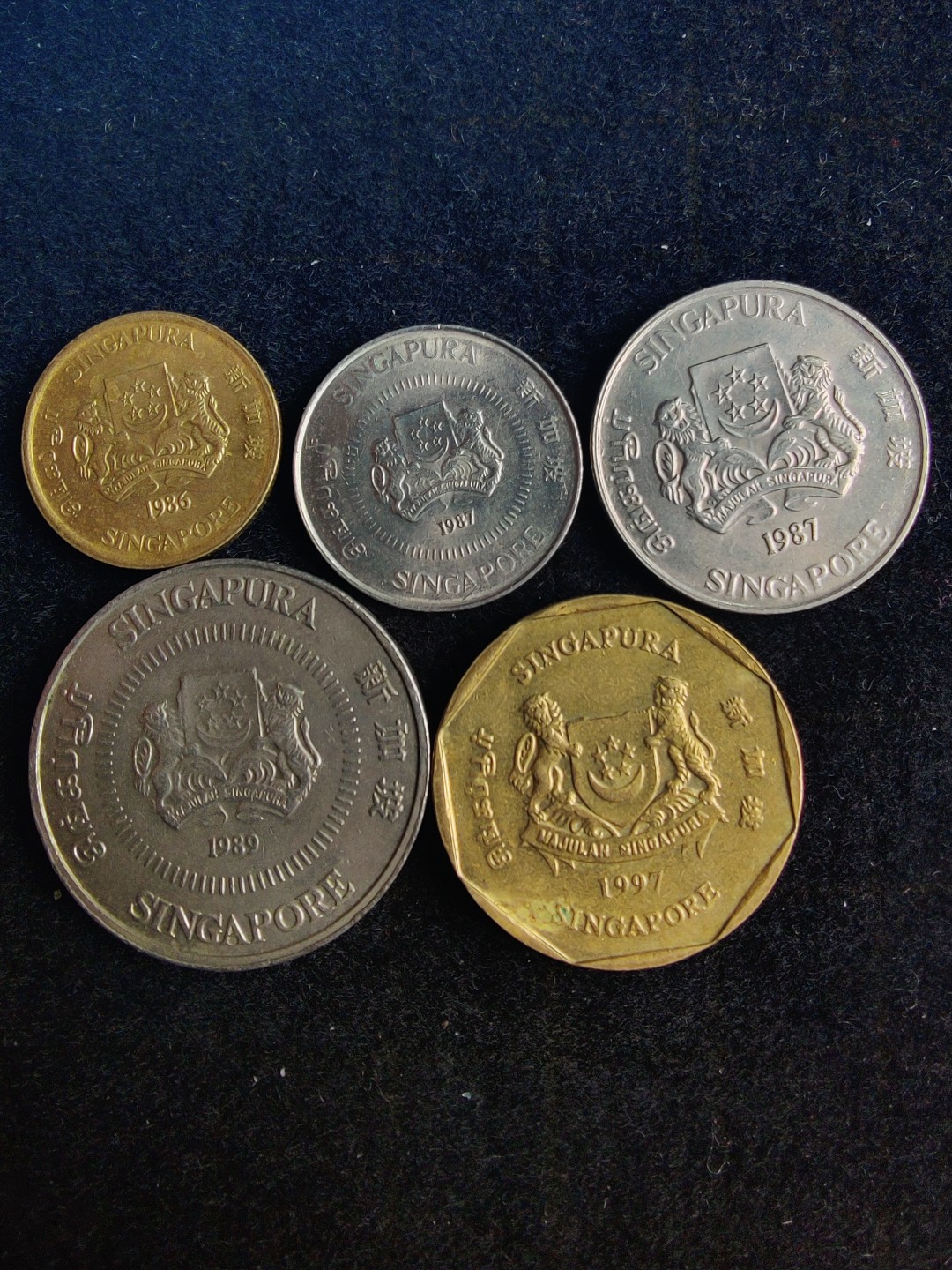 ♥一只鱼（世界钱币第六期） 新加坡套币