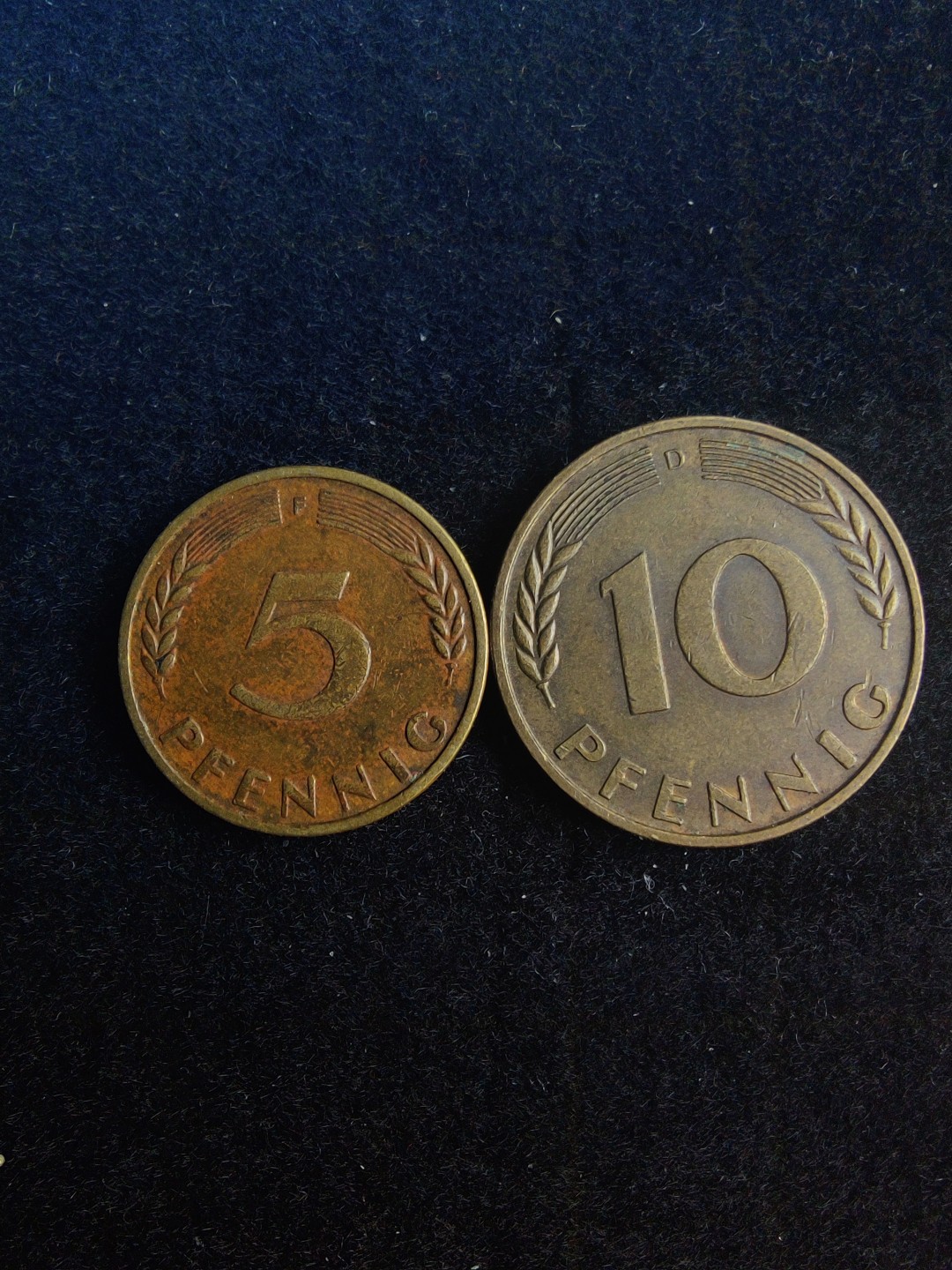 ♥一只鱼（世界钱币第六期） 德国5/10芬尼