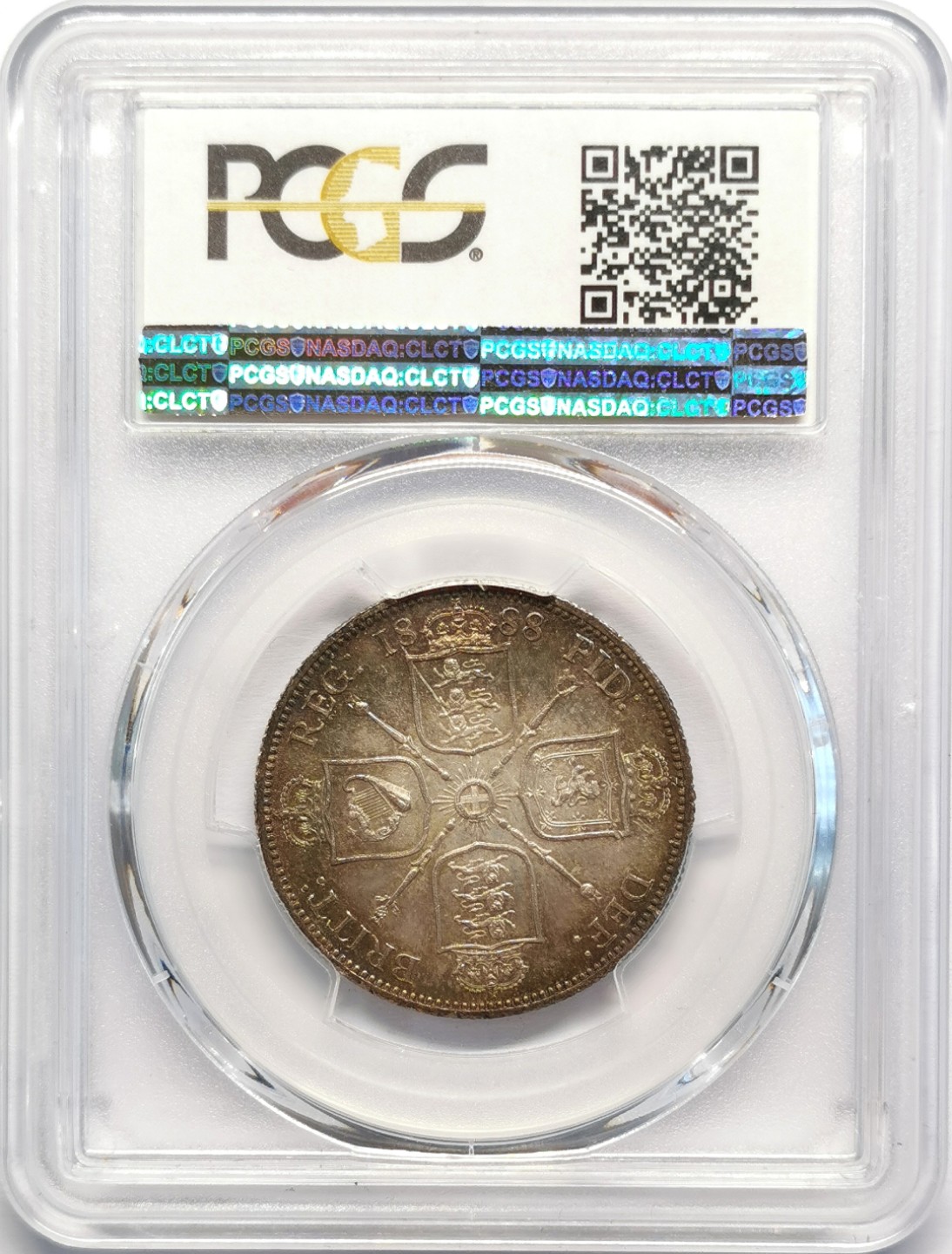 凡希社世界钱币微拍第二百十六期 1888英国老维高冠佛罗林PCGS-MS63