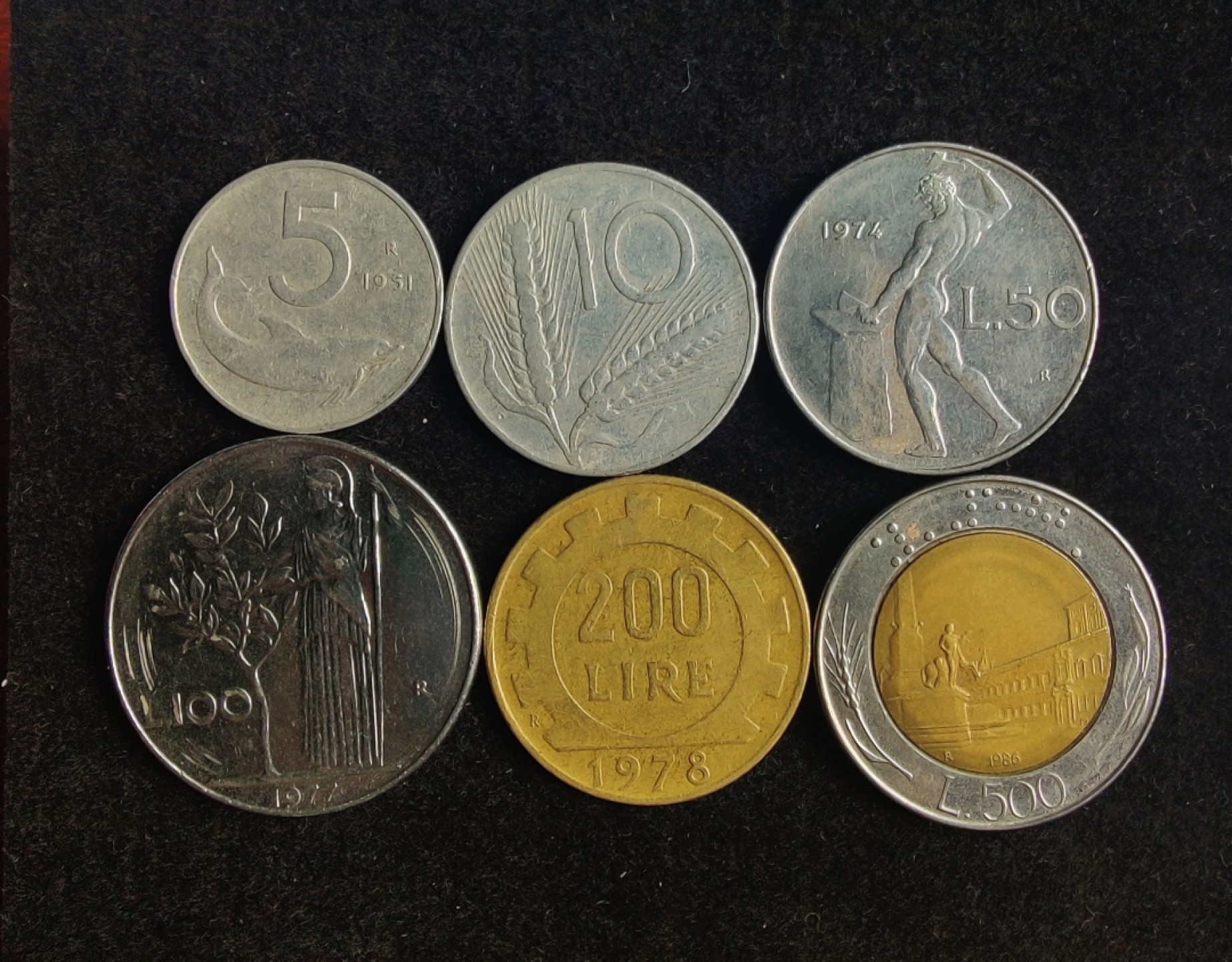 ♥一只鱼（世界钱币第六期） 意大利套币