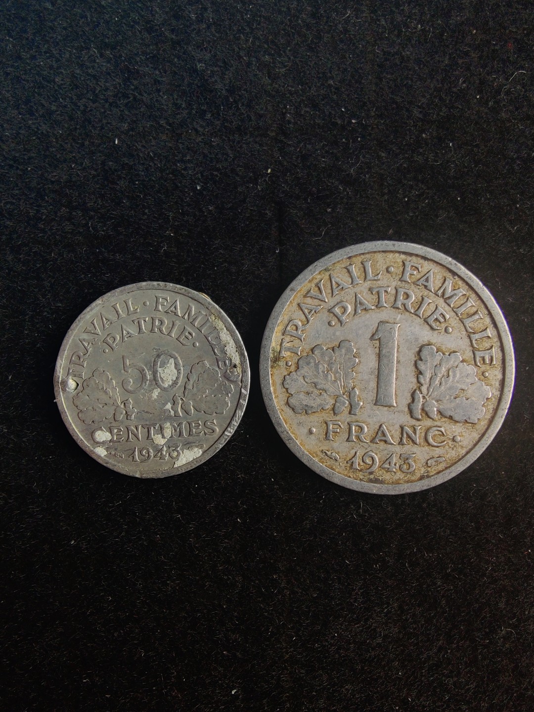 ♥一只鱼（世界钱币第六期） 法国50分/1法郎