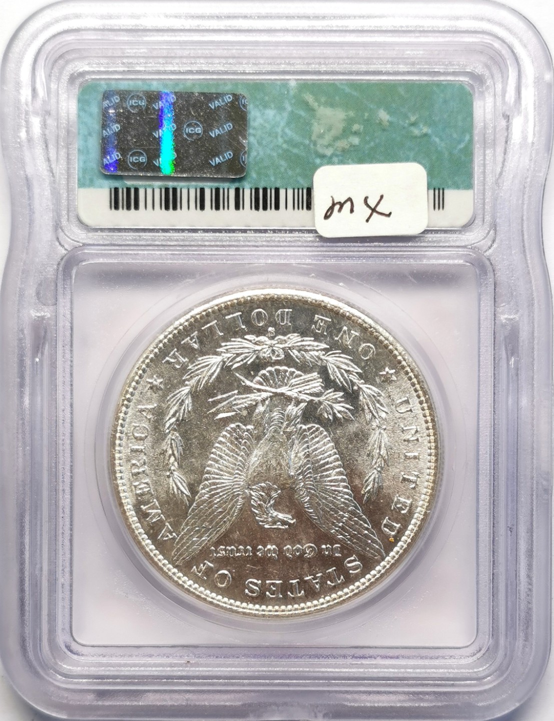 凡希社世界钱币微拍第二百十六期 1881S美国摩根Dollar大银ICG-MS63