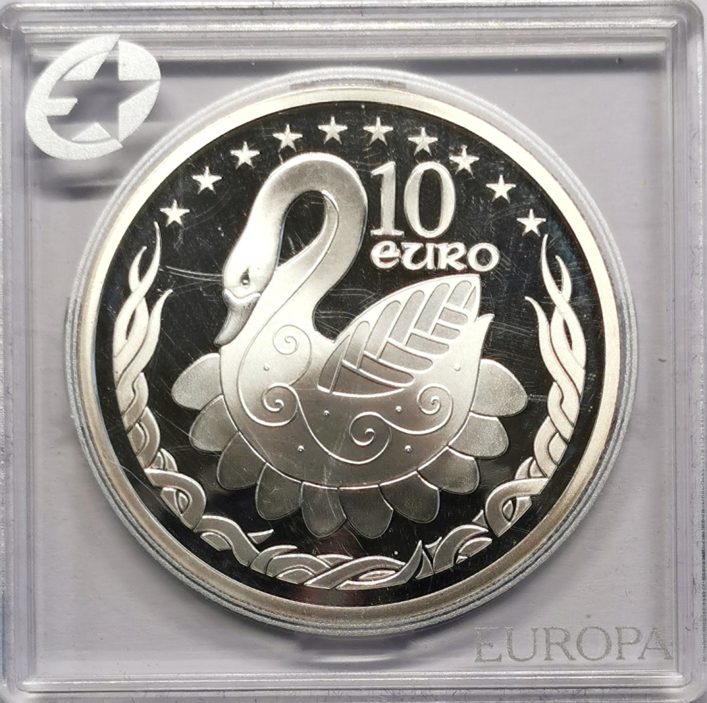 凡希社世界钱币微拍第二百十六期 2004爱尔兰10欧罗银币精铸