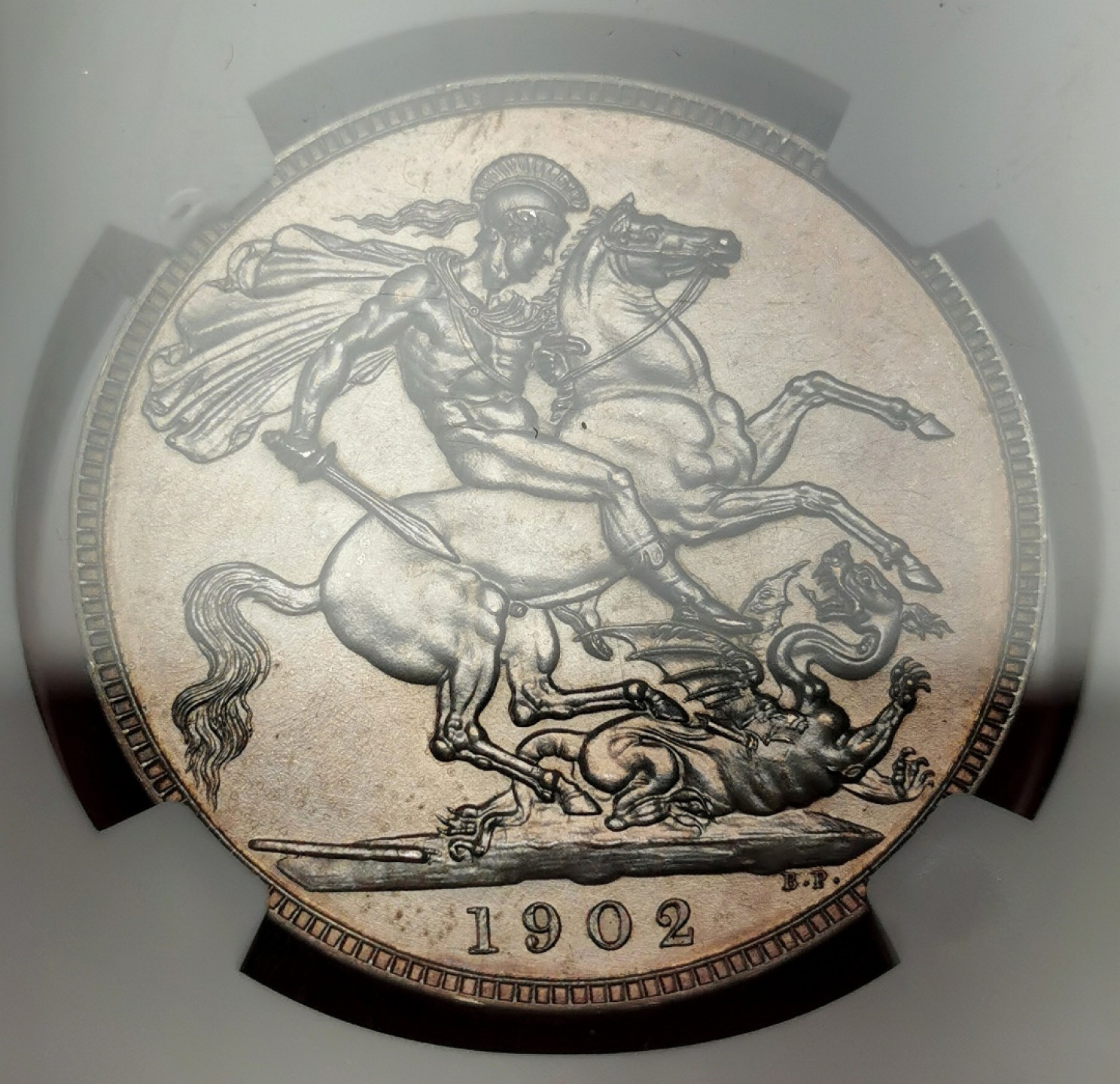 凡希社世界钱币微拍第二百十六期 荐！1902英国爱七马剑NGC-PF63MATTE！