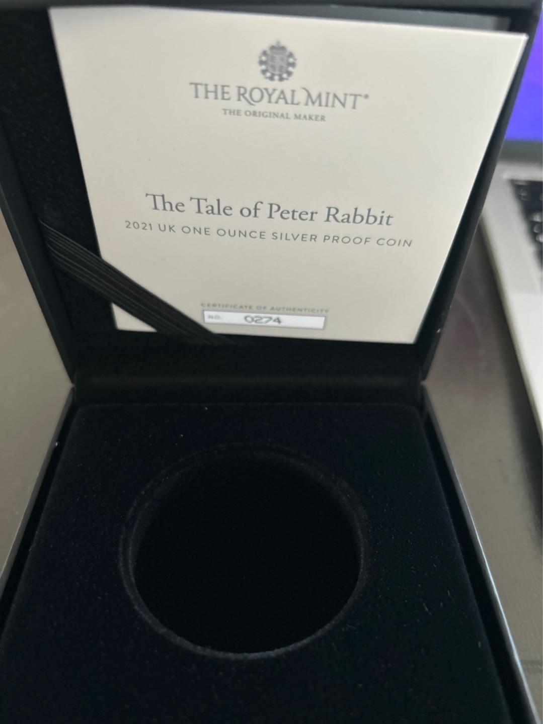 收藏联盟Quantum Auction 第199期拍卖  英国2021年2英镑1盎司彼得兔精制银币 NGC PF70UC 全网首枚满分 原装盒证