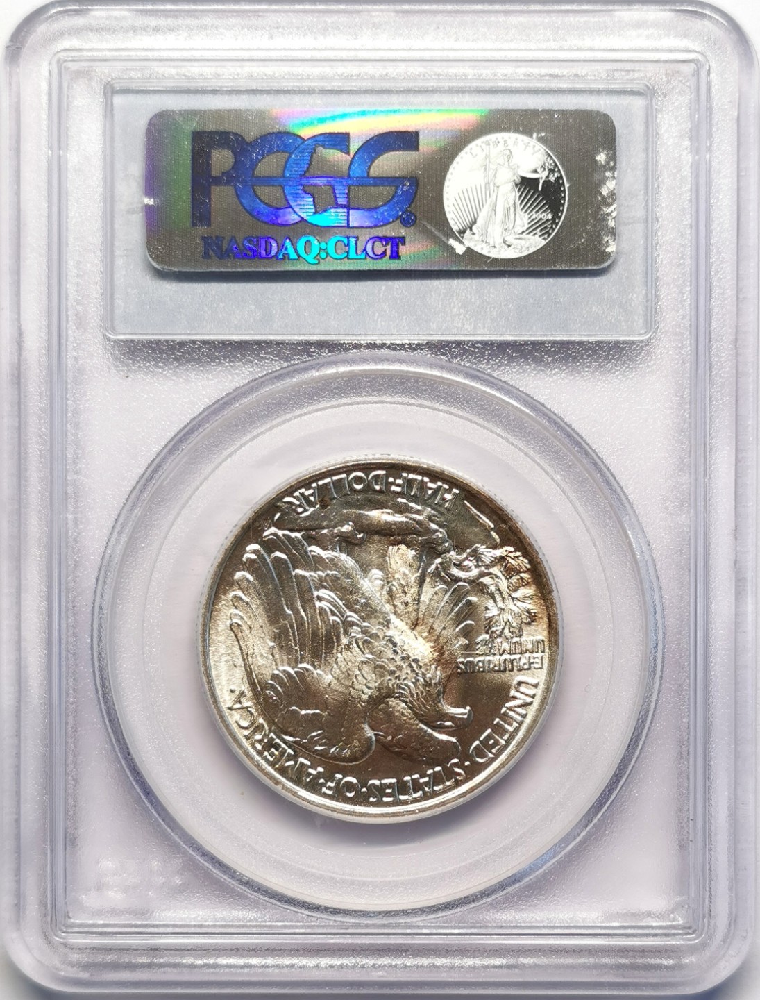凡希社世界钱币微拍第二百十六期 1942美国行走50分银币PCGS-MS65强烈车轮光！