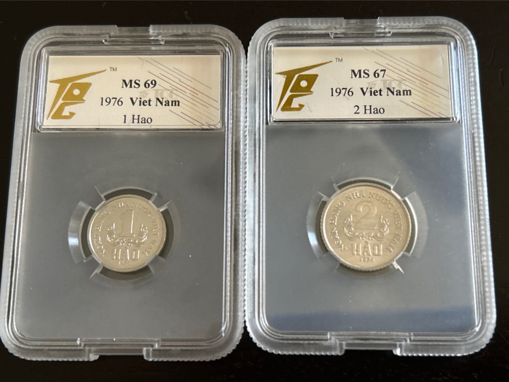收藏联盟Quantum Auction 第201期拍卖 硬币场 1976年越南 流通套币 TQG评级