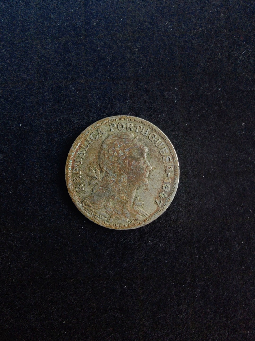 ♥一只鱼（世界钱币第六期） 葡萄牙50分